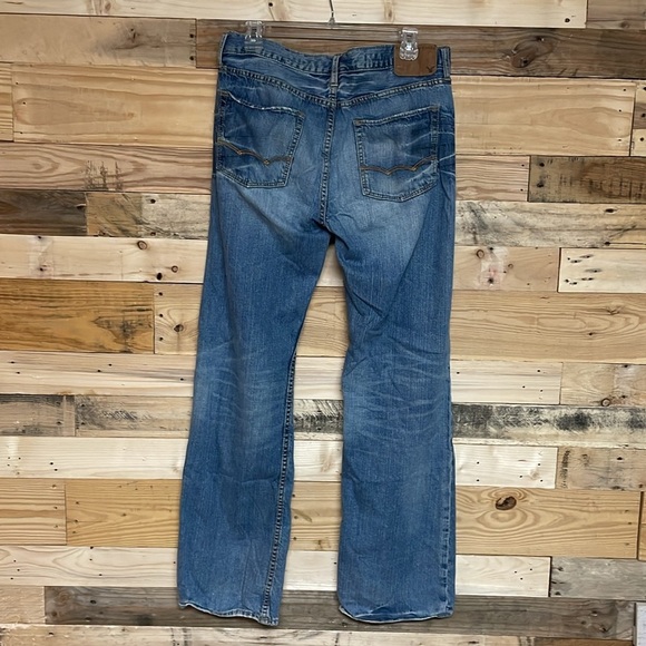 American Eagle Outfitters size 32X34 Low-rise Boot Medium Wash Soft Denim Jeans - Picture 10 of 12